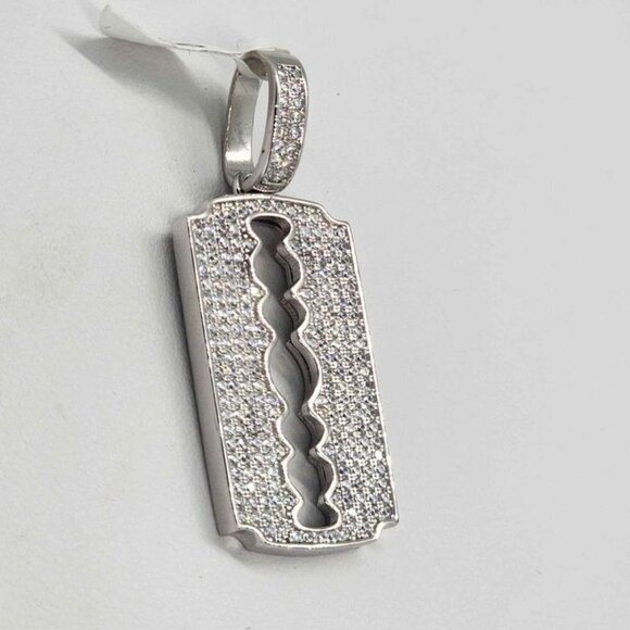 Other - Brand New Sterling SIlver 925 Razor Blade Pendent